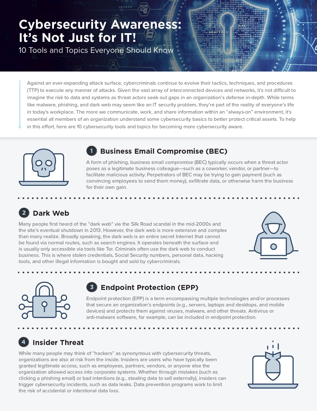 INFO - 10 Cybersecurity Tools and Topics